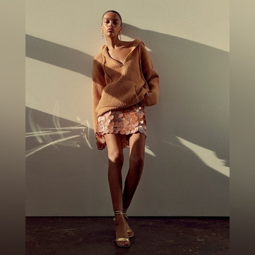 Nwt J.Crew Collection Circle Sequin Mini Skirt In… - image 4